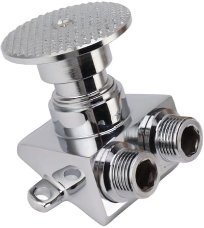 Dailygoods- Voetpedaal Waterkraan - Hoogwaardige Koper - Contactloze Beugel - Snelle Doorstroming - Efficiënt Waterbeheer - Lichtgewicht 447g