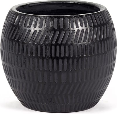 Serax Bloempot-Sierpot Zwart D 16.5 cm H 13 cm