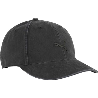 Puma Unisex Adult Premium Essential Classic Logo Baseball Cap (Poema Zwart)