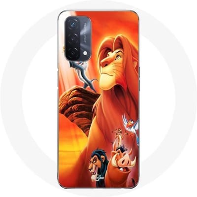 Oppo A93 5G hoesje de Lion King Disney film Simba Nala Mufasa