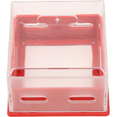 Protecteur d'interrupteur à bouton-poussoir Étanche Transparent Cache de protection pour interrupteur à bouton d'arrêt d'urgence pour l'industrie
