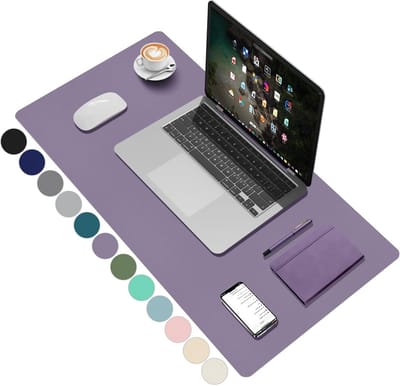 Luxe Desk Pad in Lavendelkleur 80x40 cm - Ideaal voor Thuiswerkplek, Bureau Accessoires en Organisatie