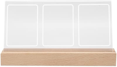 Dailygoods - Mini-Fotolijst - Bureau-Fotolijst - Verlicht met Nachtlampje - 3 Inch Formaat - Desktop Fotolijst - Geschikt voor Thuis en Kantoor