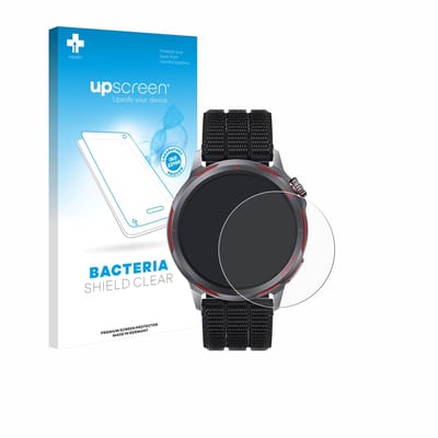 upscreen - Screenprotector voor Huawei Watch GT Runner 2 - Folie Beschermfolie transparant antibacterieel