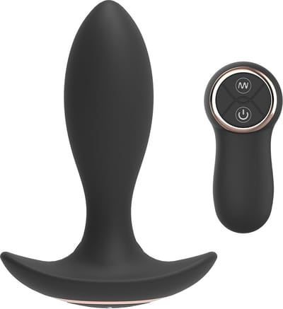 Ivy The Commander Vibrating Anal Toy Zwart