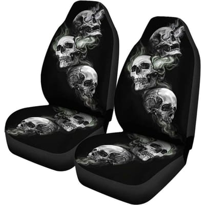 Autostoelhoes Regenbestendig Skelet Ademend Autostoelhoes Beschermer Compatibel voor Auto Vrachtwagen SUV Bestelwagen zwart