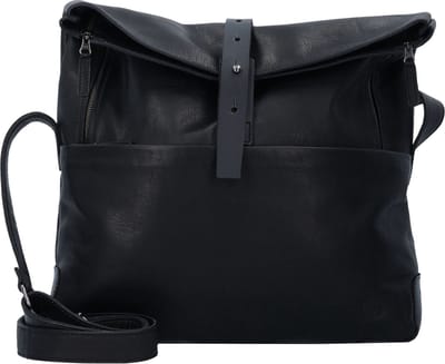 Harold's Mount Ivy schoudertas leer 35 cm laptop compartiment - Jongens - schwarz