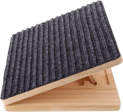 Hondenhelling Verstelbaar - Huisdierentrap Hout - Veilige Toegang - In Hoogte Verstelbaar - 30x27.5x15.5 cm - Meerkleurig