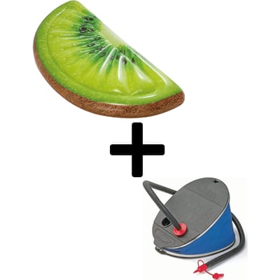 Intex - Waterplezier Relaxset Luchtbed - Kiwi design - Inclusief voetpomp