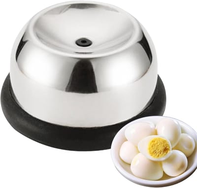 Eierprikker - Keuken Gadget - Koken Eieren - Roestvrij Staal Naald - 6x5x3 cm - Zwart