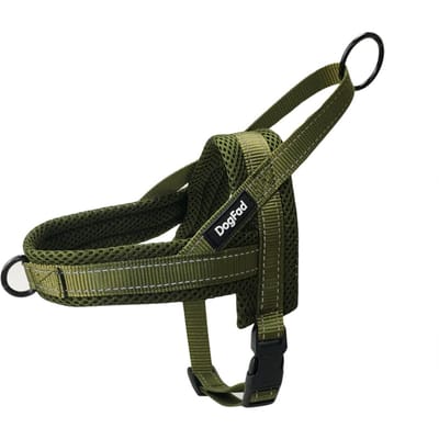 Niet-trekkende Hondentuigjes Mesh voering Verstelbaar Huisdier Wandel Trainingsvest Voor Kleine Middelgrote Grote honden Reflecterend Nylon riem M