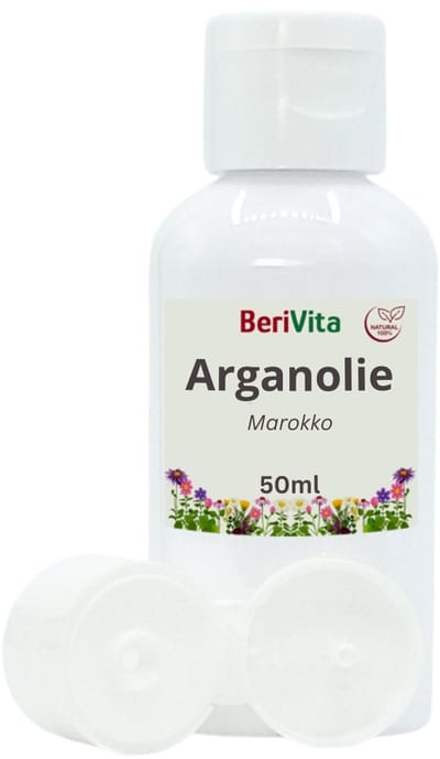 Arganolie 50ml - Pure, Marokkaanse Argan Olie voor Gezicht, Huid en Haren - Koudgeperst