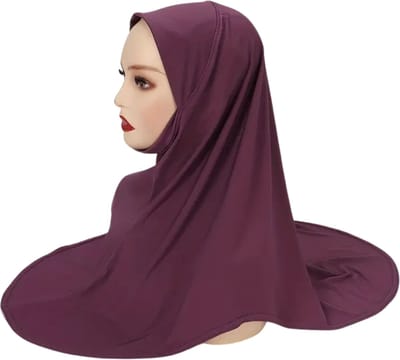 Nivard Hoofddoek - Hijab - Dames - Abaya - Sjaal - Islamitische Kleding - Moslim Kleding - Alhamdulillah - Paars