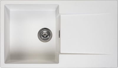Reginox Amsterdam 10 spoelbak 86x50cm Pure White R30912