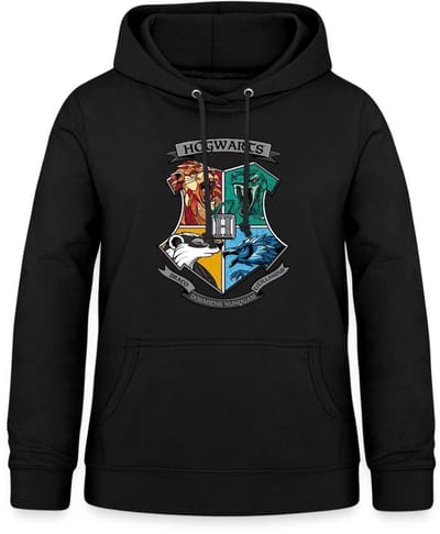 Harry Potter Hogwarts Logo Hoodie Dames