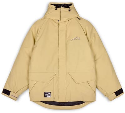 Grimey Snow Fox Parka Beige S Man,Vrouw