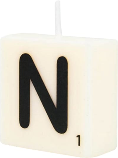 Letter Kaarsje - N