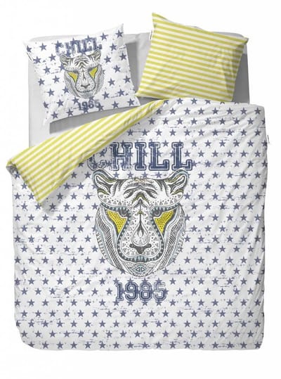Covers & Co Seth Dekbedovertrek - Lits-jumeaux - 240x200/220 cm - Wit