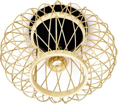 ETH Norah plafonniere rattan dia.30cm excl.1 x E27