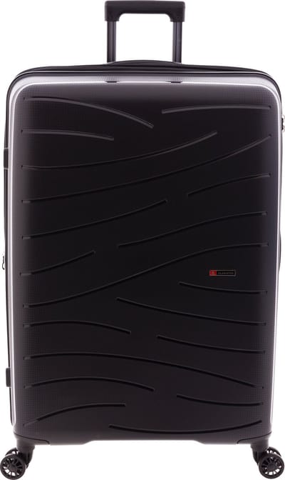Gladiator Flow Grote Koffer - 74 cm - 105/115 liter - Expandable - Zwart