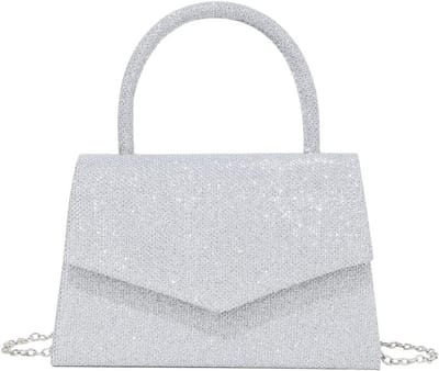 Elegante Dames Clutch Tasje met Afneembare Schakelketting voor Feest en Bruiloft