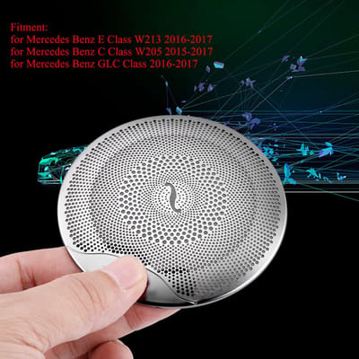 Garniture de protection de haut-parleur de portière pour Mercedes Benz Classe ECGLC W213 W205, finition mate gray