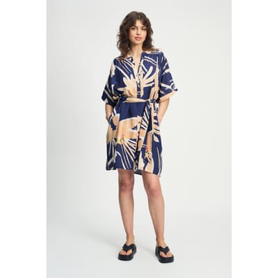 POM Amsterdam Dress - Artisan Sand Maat: 36 | Blousejurken Outlet | Dames | Beige