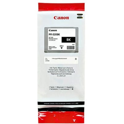 Canon PFI-320BK inktcartridge zwart hoge capaciteit (origineel)