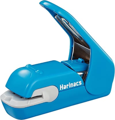 Nietmachine zonder naald - Gatvrije nietmachine - Documenten binden - Geen gaten - 15.49 x 11.3 cm - Blauw