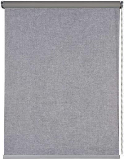 Storesdeco - Opaco Rolgordijnen Blackout Premium met aluminium afwerkingen Grijs 80x250 cm