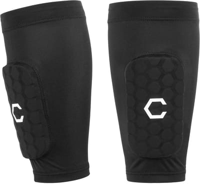 Scheenbeschermer Control - shin pad sleeves - zwart - Junior