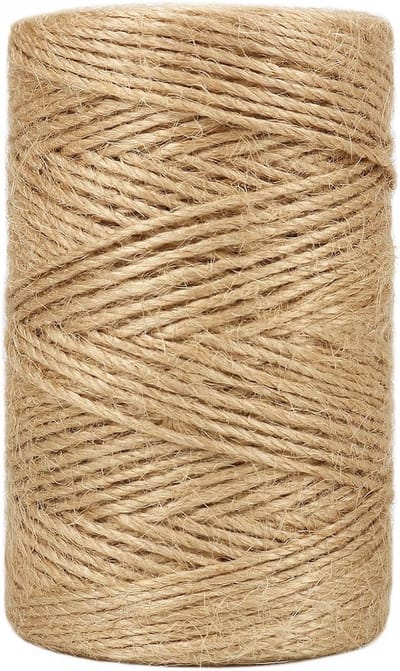 2mm Jute Touw voor Klimplanten, Tomaten, Ambachten, Cadeauverpakking en Decoratie - Bruin Jute Touw