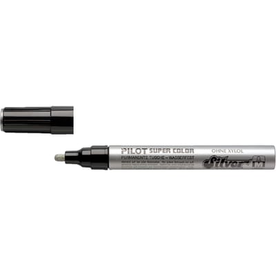 Pilot Super Color - Zilveren Marker Pen – Medium Tip
