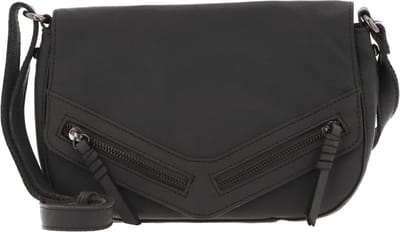 FREDsBRUDER Leren Schoudertas FB Crossbody Bag Dark Grey Grijs