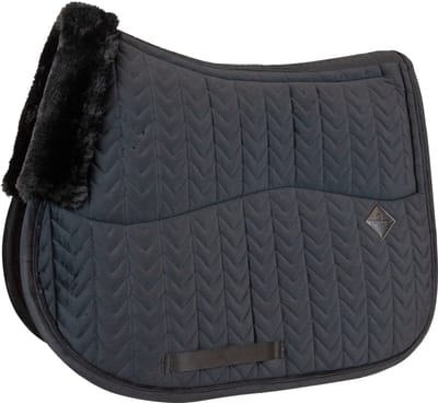 Kentucky Horsewear - Velvet Zadeldoek - Zadeldekje - Skin Friendly - Jumping - - Zwart