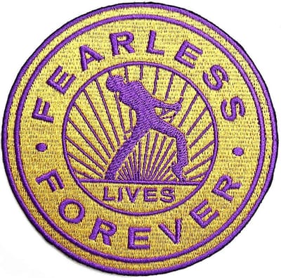 Queen - Fearless Patch - Geel/Paars