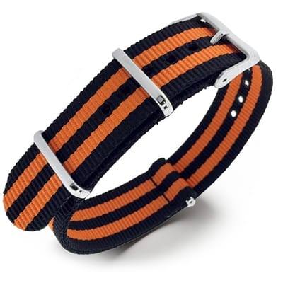 NATO Horlogeband G10 Military Nylon Strap - James Bond Oranje 18mm