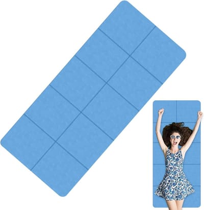 Yogamat - Fitnesspad Trainingsmat - Thuis Sporten - Antislip Oppervlak - 6 mm Dik - Donkerblauw