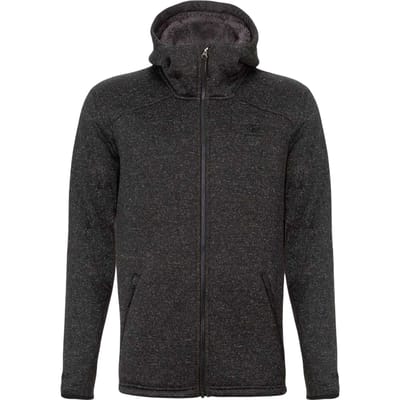 Karrimor Heren Orbit polyester hoodie met doorlopende ritssluiting (Zwart Marl Marl)