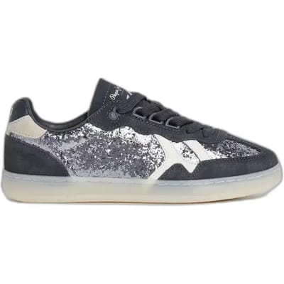 Pepe Jeans Ball glitters leren sneakers