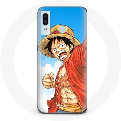 Coque pour Samsung Galaxy A20 Manga One piece Luffy Anime