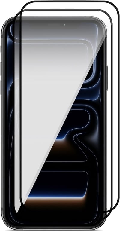 Screenprotector geschikt voor iPhone 17 Pro - 2x Volledig Dekkend Glas Screen Protector