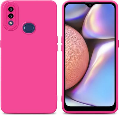 Cadorabo Hoesje geschikt voor Samsung Galaxy A10s / M01s in FLUID HOTPINK - Beschermhoes gemaakt van flexibel TPU silicone Cover Fluid Case