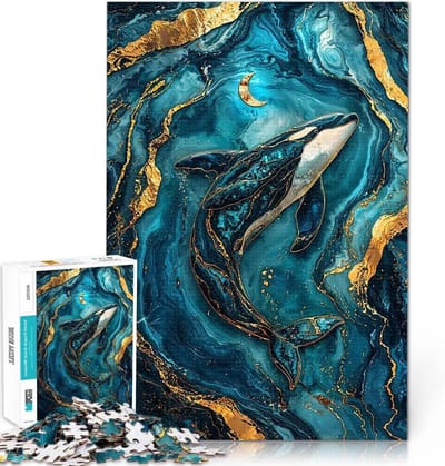Puzzel 1000 delen - Volwassen puzzel - Ontspanning en spel - Mini-fragment ontwerp - 38 x 26 cm - Mystieke stromen