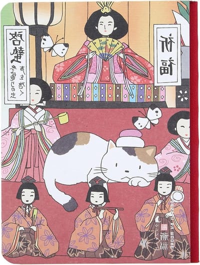 Studenten Notitieboek met Dikke Bladen, Japanse Cartoonomslag, 224 Vellen voor School en Studie, Ideaal voor Aantekeningen en Creatieve Projecten