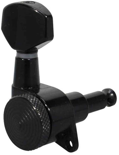 Boston 194-BLR Locking stemmechanieken voor gitaar, die cast 3L3R, zwart, low gearing 19:1