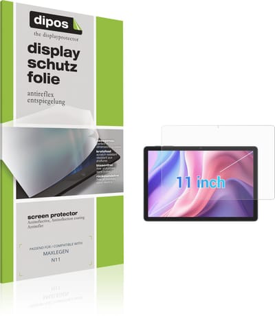 dipos – 2x Matte Beschermfolie geschikt voor MAXLEGEN N11 | Krasbestendige & antireflecterende Screenprotector Ultra-Thin
