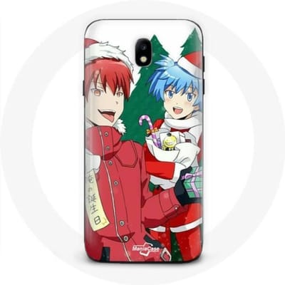 Coque pour Samsung Galaxy J7 2017 Karma et Nagisa Assassination Classroom Anime Christmas day