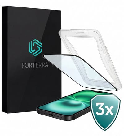 Screenprotector 3 Stuks - Geschikt voor Apple iPhone 16 - Met Installatie Kit - Beschermglas - Gehard Glas - Tempered Glass - Screen Protector