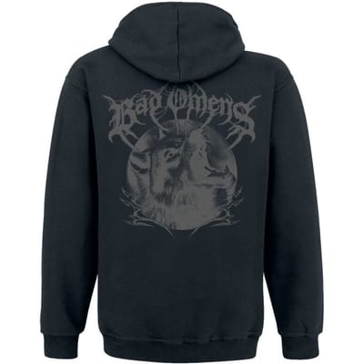 Bad Omens Trui met capuchon - Bad Omens Wolf Black - S tot 5XL - voor Mannen - zwart